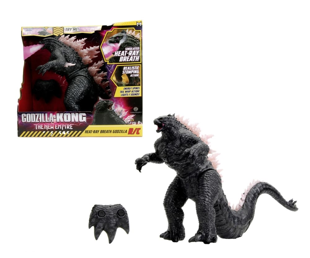 Jada Godzilla Heat-Ray Breath RC Figur 63 cm mit Licht_ Sound und Wasserdampf Hitzestrahl