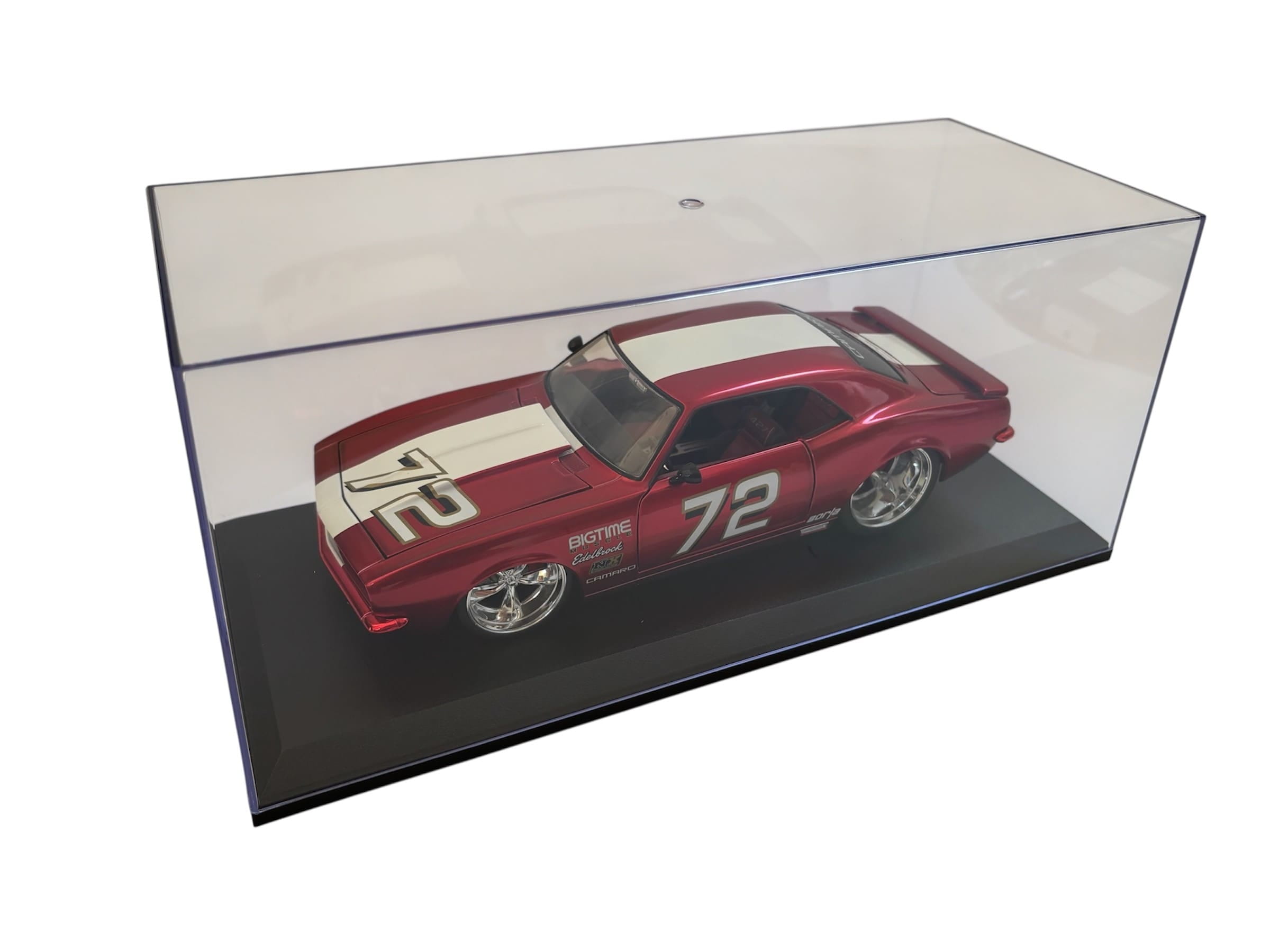 Triple9 Modellauto-Vitrine 1_18 stapelbar mit schwarzer Basis_