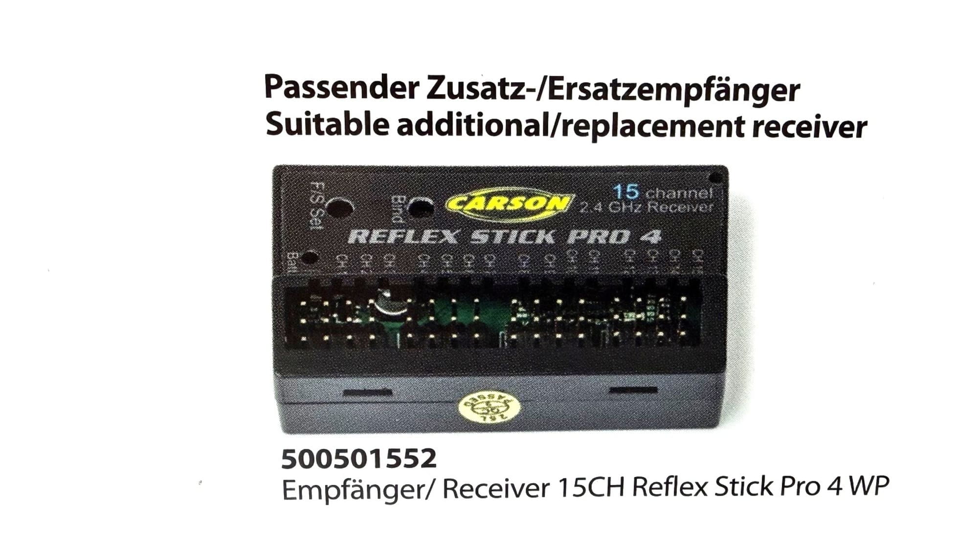 Carson Reflex Stick Pro 4 LCD 14-Kanal 2_4GHz Fernsteuerung