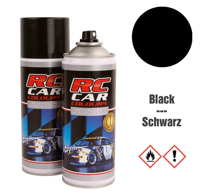 Robitronic Lexan Spray Schwarz 610 150 ml