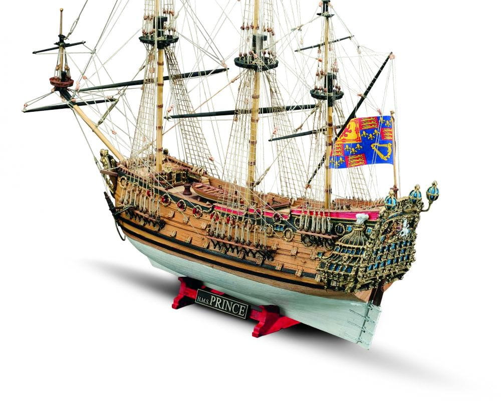 Mamoli H.M.S. Prince Britisches Kriegsschiff 1:144 Holz Bausatz