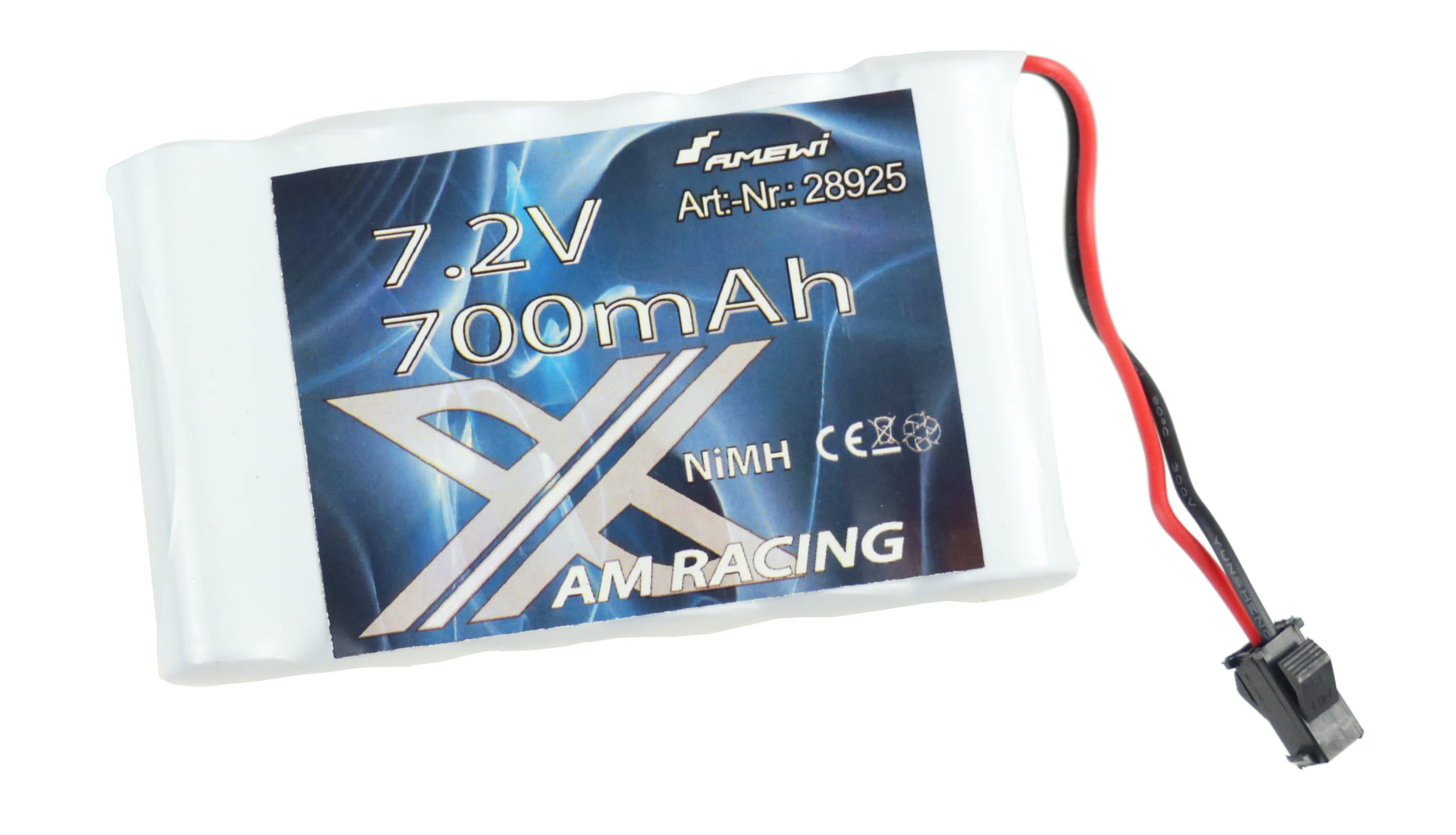 Amewi Ni-MH Akku 7.2V 700mAh AMX RACING Amewi Ni-MH Akku 7.2V 700mAh AMX RACING - RC-Zubehoer