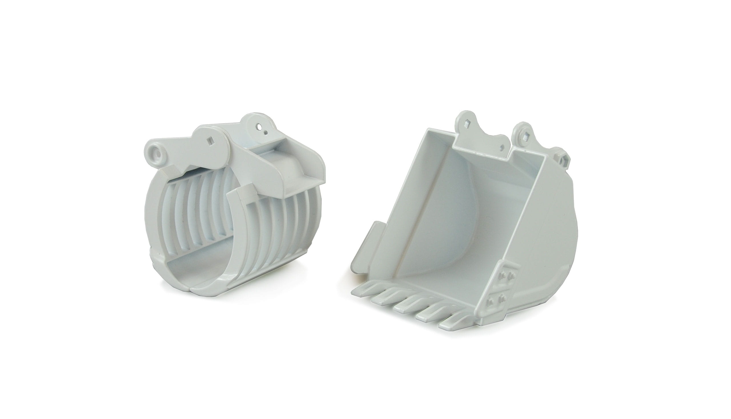 Amewi RC Bagger 1_14 Vollmetall RTR mit Zubehoer Greifer Hammer Weiss