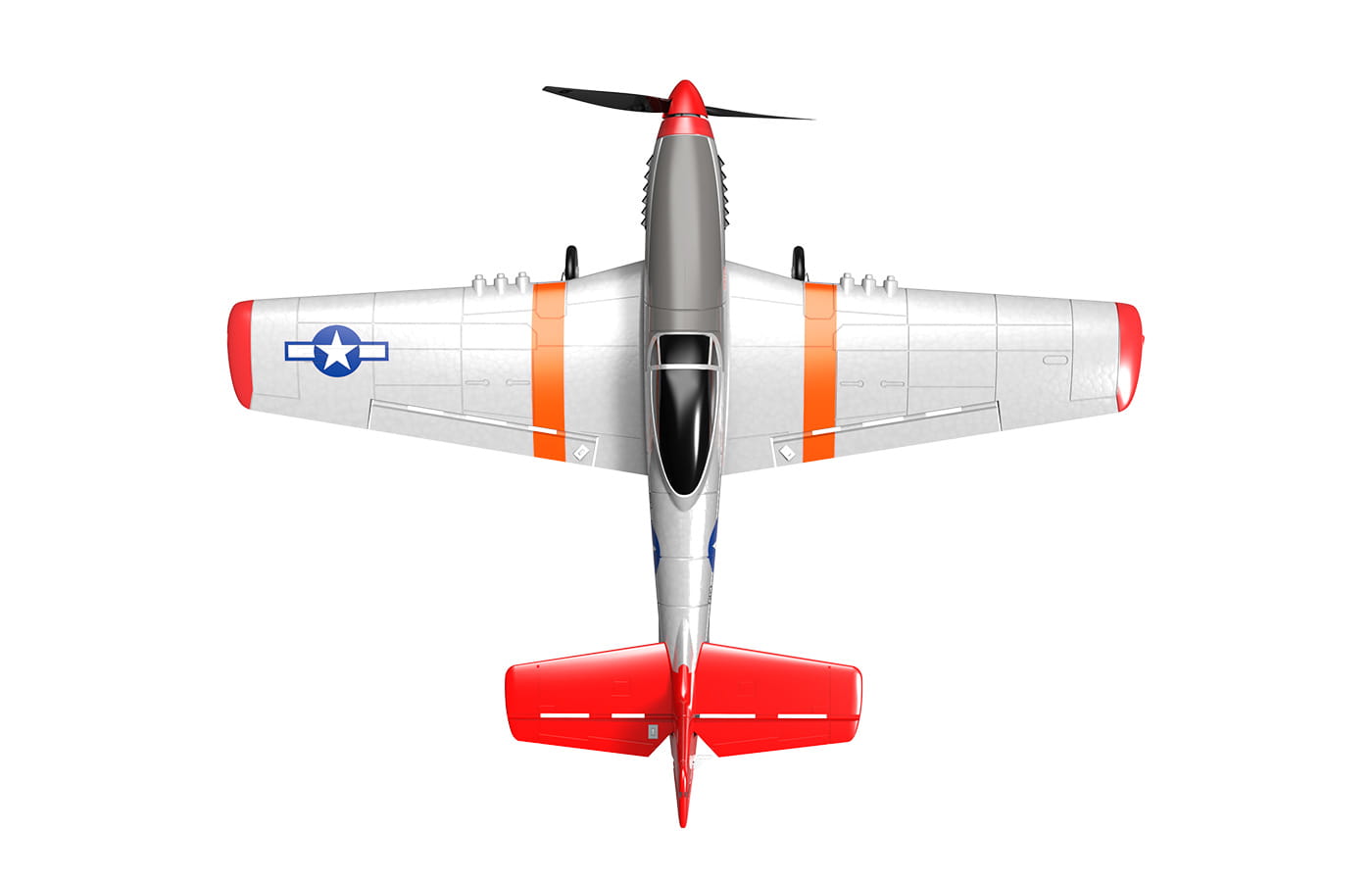 Modster mdx-mustang-p-51d-rc-flugzeug-rtf-inkl-6-achs-fluglagensta