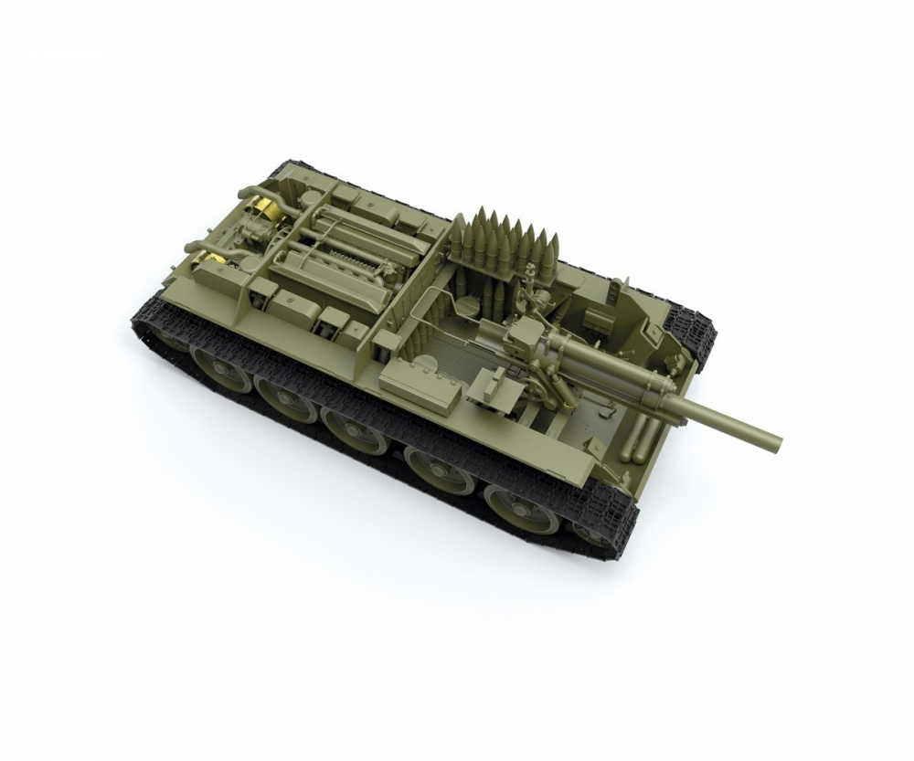 Plastikmodellbau von Miniart 1-35 su 122 letzte prod m interieu