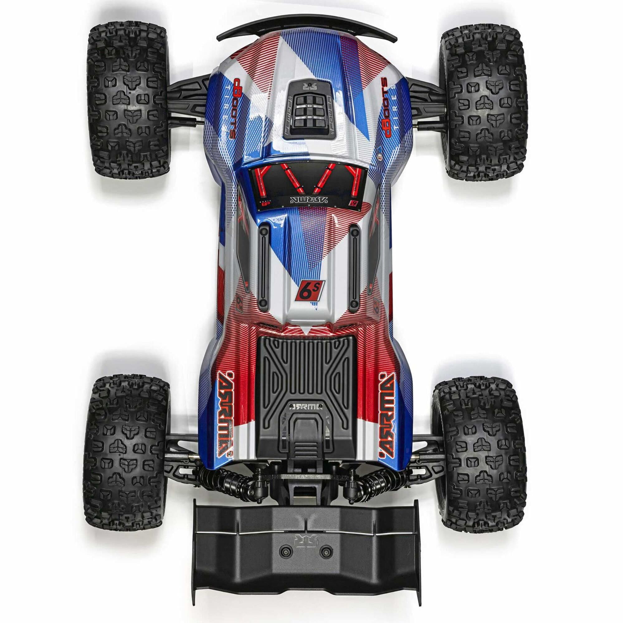Arrma KRATON 6S BLX V6 RTR 1_8 Speed Truck in Blau-Rot