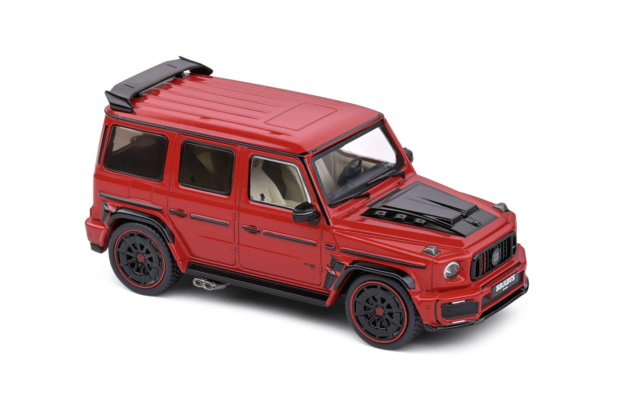 Brabus Widestar 2022 Modellauto in Red Pearl – Massstab 1_43_ Detailgetreu_ Solido