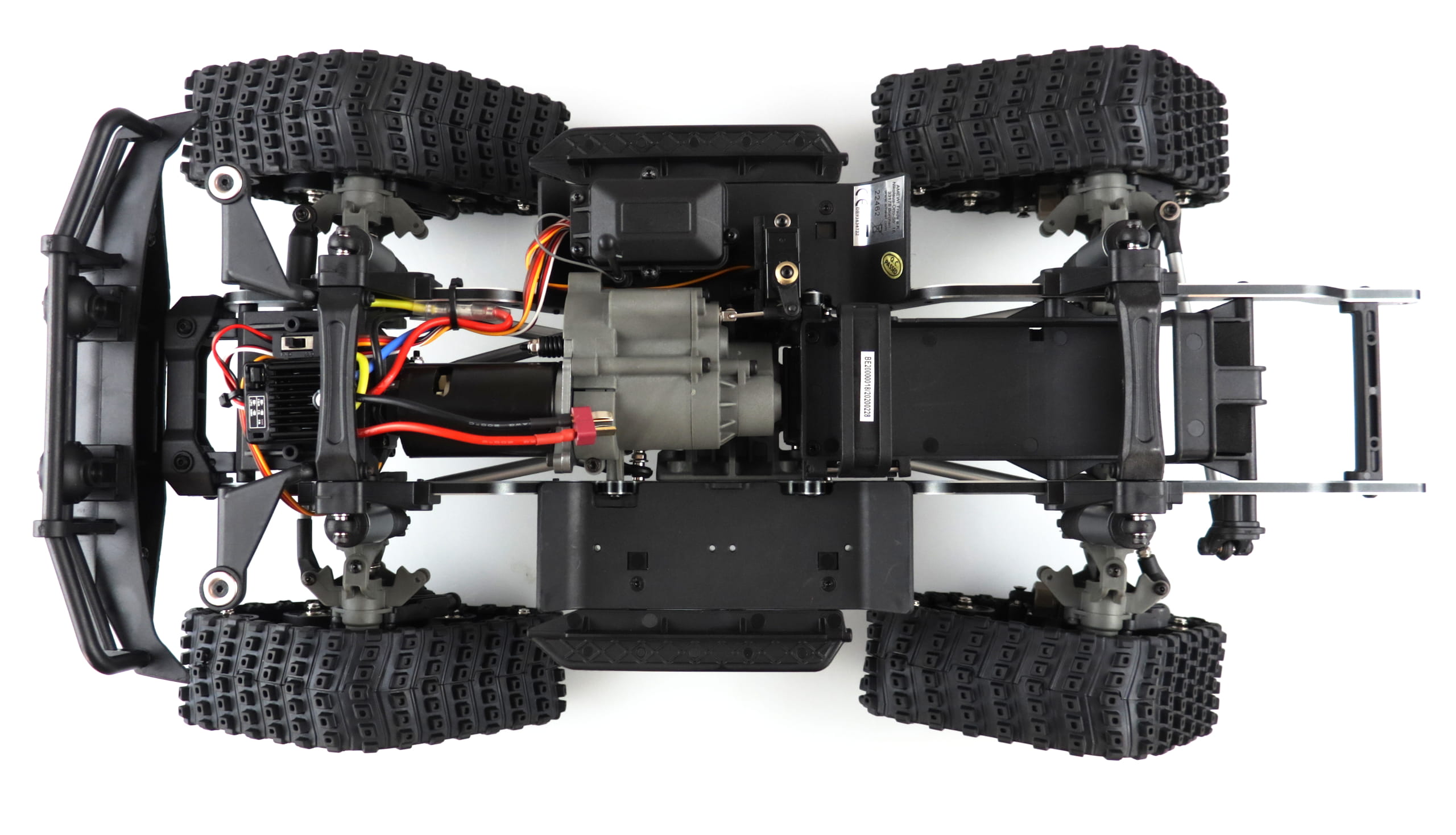 Amewi RC Scale Crawler AMXRock RCX10BTS Pick-Up 1:10, RTR Militär grün