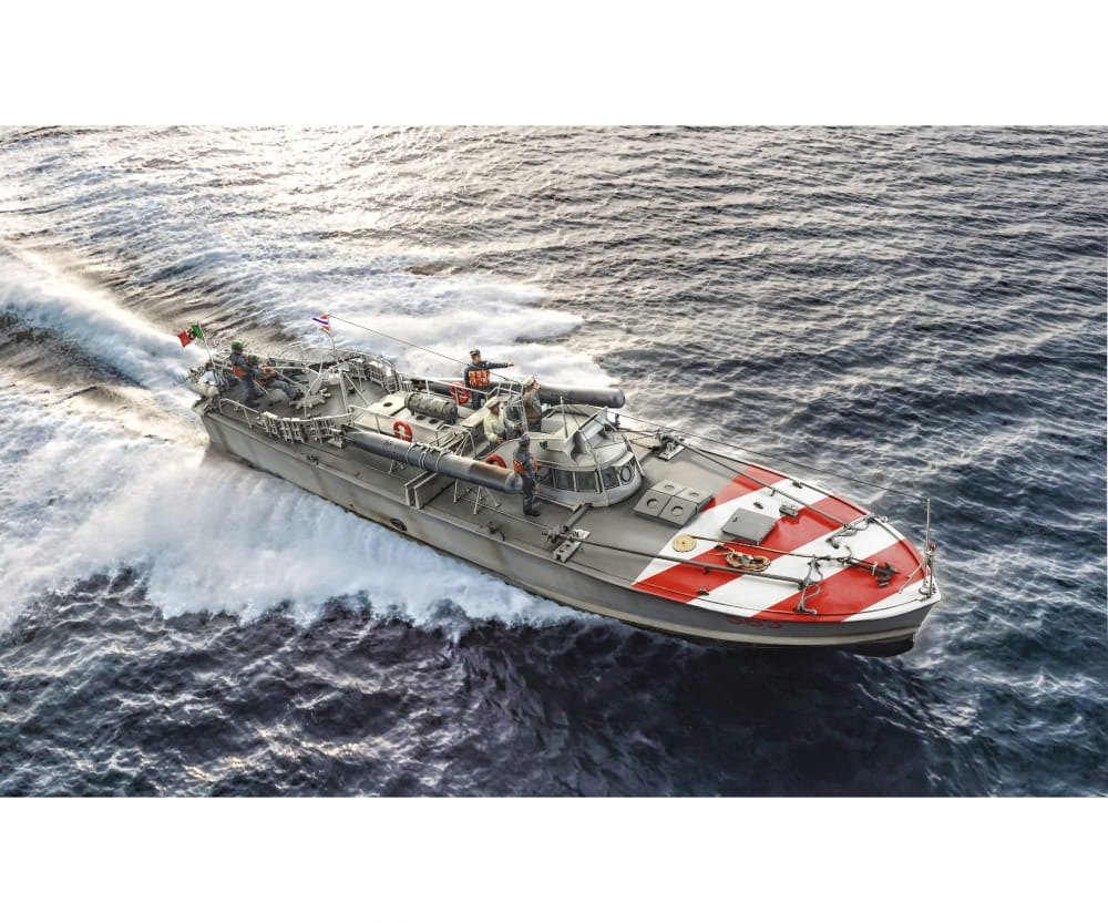 Italeri 1:35 M.A.S. 568 4a Torpedoboot m. Crew