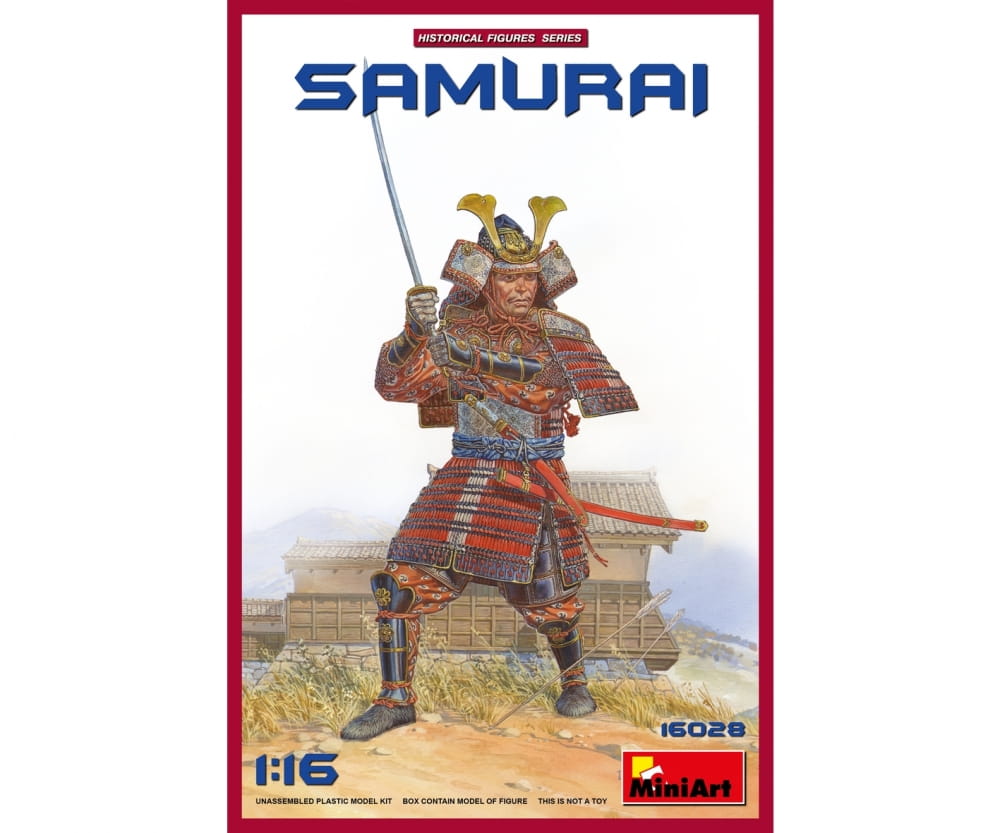 MiniArt 1:16 Figuren Samurai Krieger Plastik Modellbau