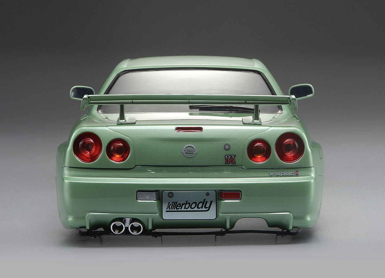 Killerbody Nissan Skyline R34 195mm Champagner Grün lackiert, RTU all-i