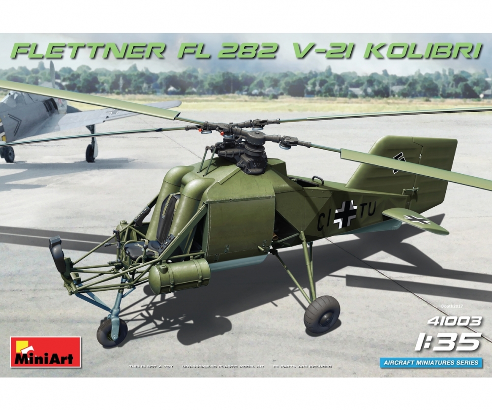 MiniArt 1_35 Flettner FL 282 V-21 Kolibri Hubs. Plastik Modellbau - RC-Zubehoer