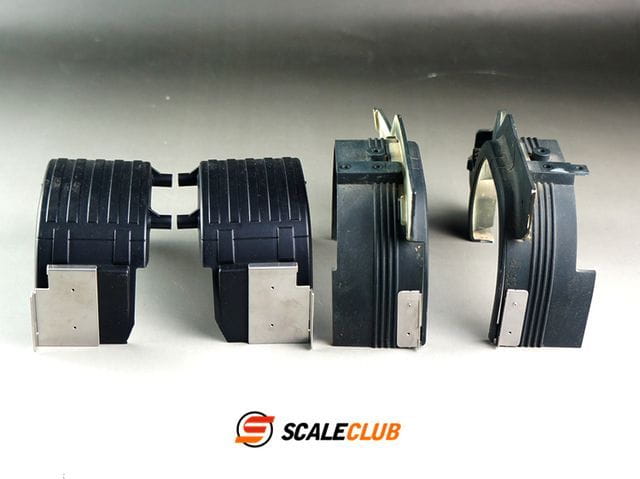 ScaleClub 1_14 Seitenverkleidung fuer Scania 2-Achs Alu abnehmbar - RC-Zubehoer