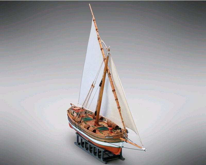 Mini Mamoli Schiff Bregante 1:72 Holz Bausatz