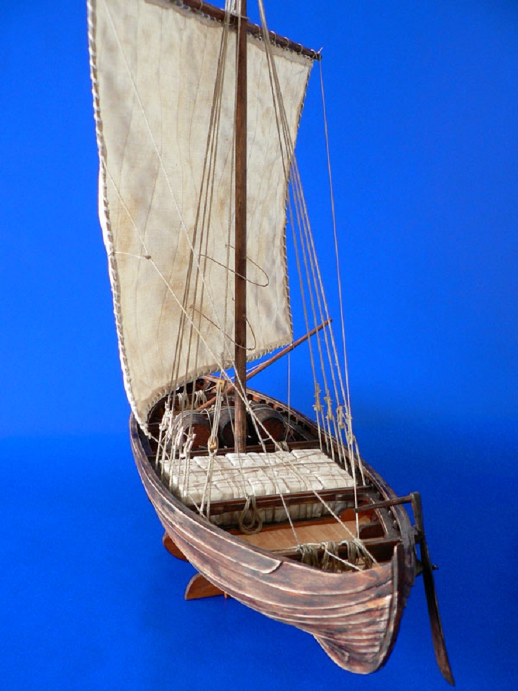 Knarr Wikingerschiff 1_35 Bausatz - Historischer Frachtkahn aus dem 11. Jahrhundert - RC-Zubehoer