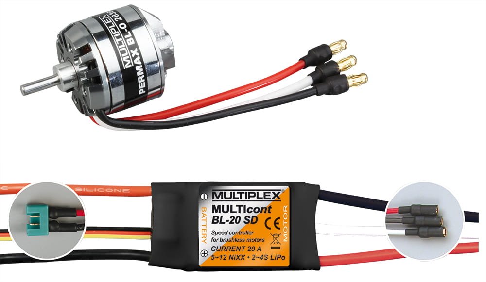 Multiplex Antriebssatz _Xeno UNI_ - RC-Zubehoer