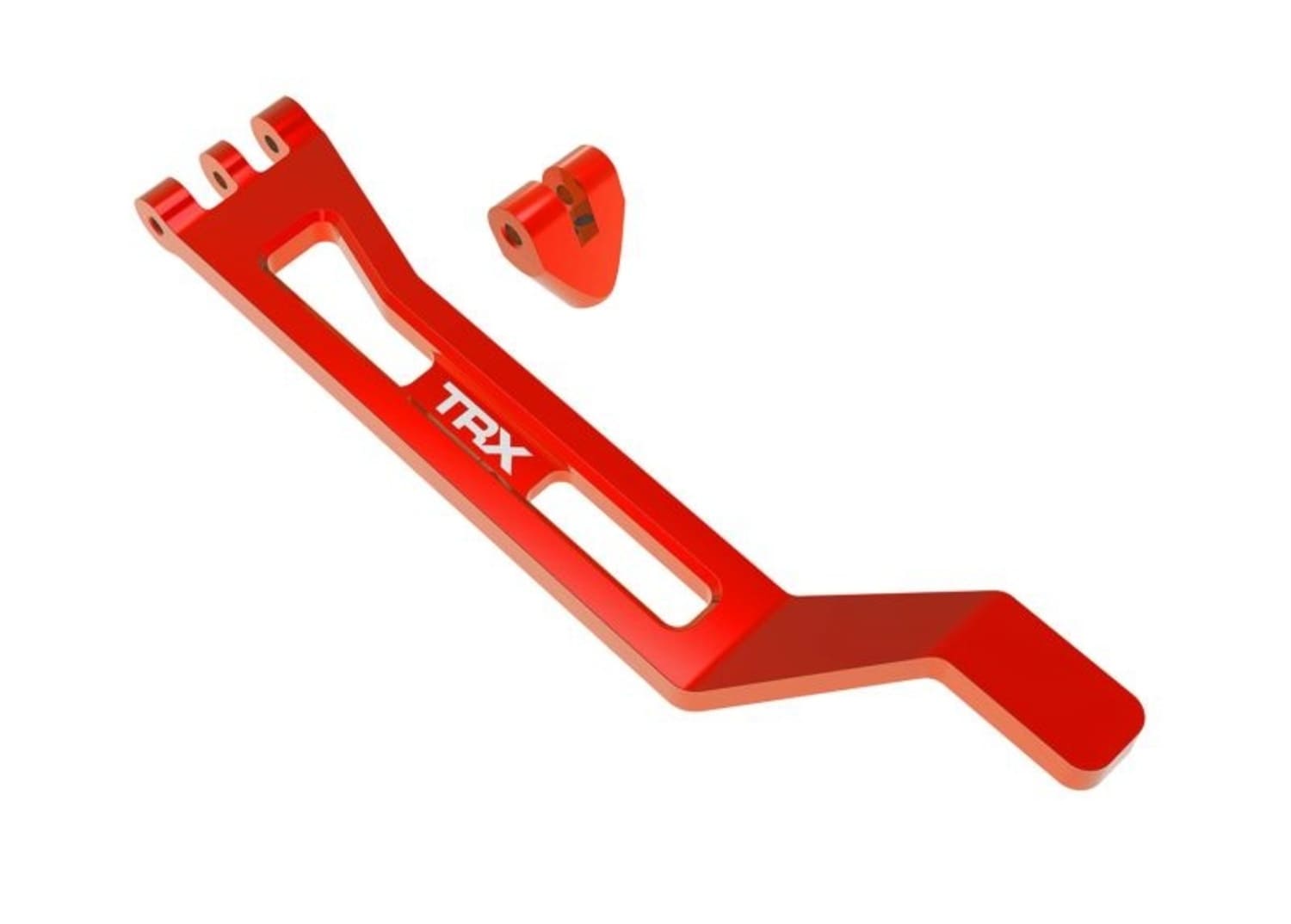 Traxxas Akku-Halter-Strebe Alu rot - RC-Zubehoer