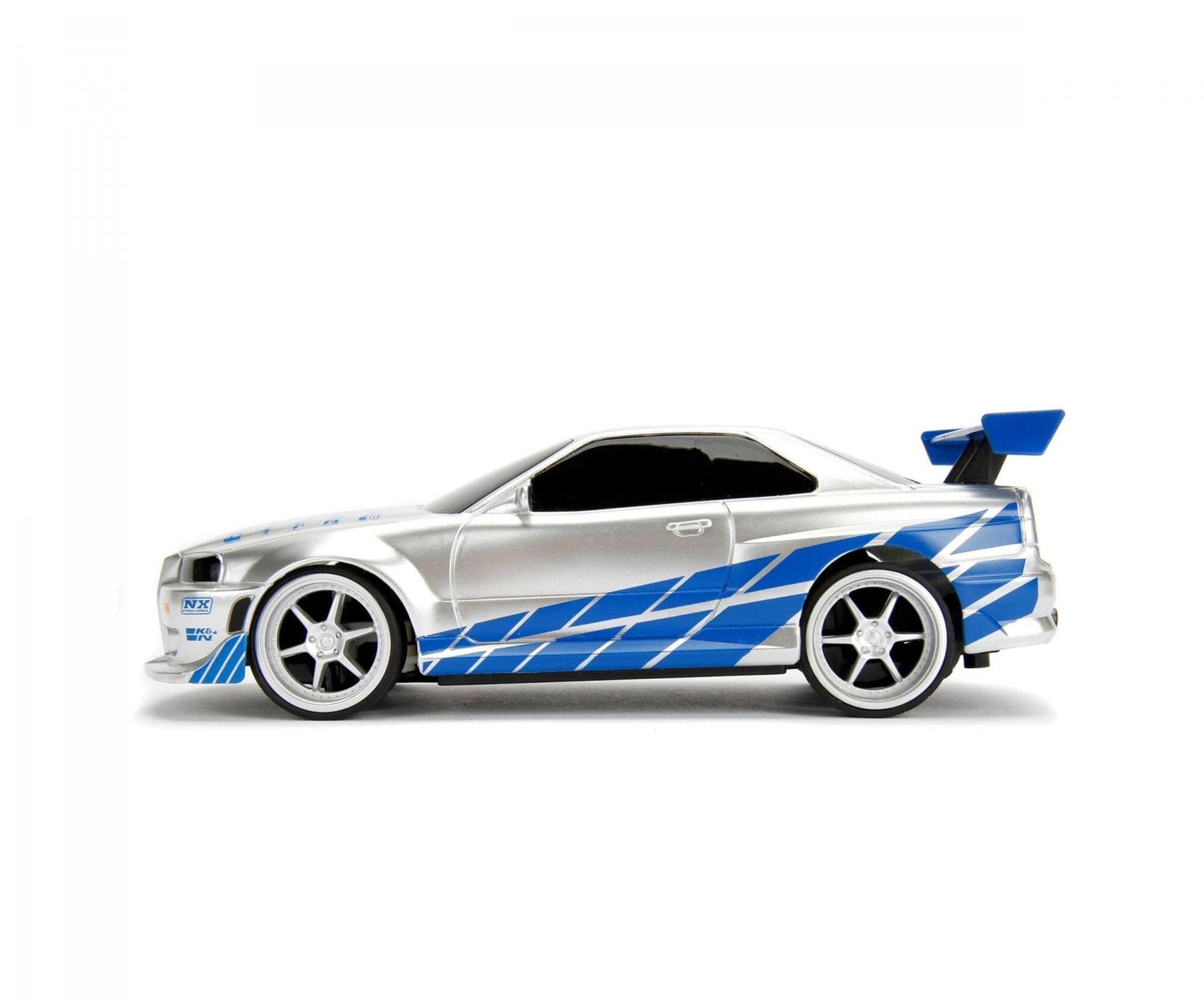Jada Toys Fast _ Furious 2002 Nissan Skyline GTR RC 1_24 im silbernen Design