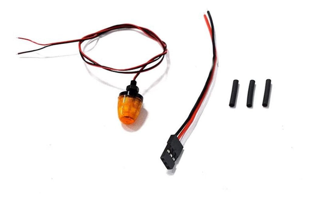 Lesu Rundumleuchte orange oval 1 Stueck fuer Servokanal - RC-Zubehoer