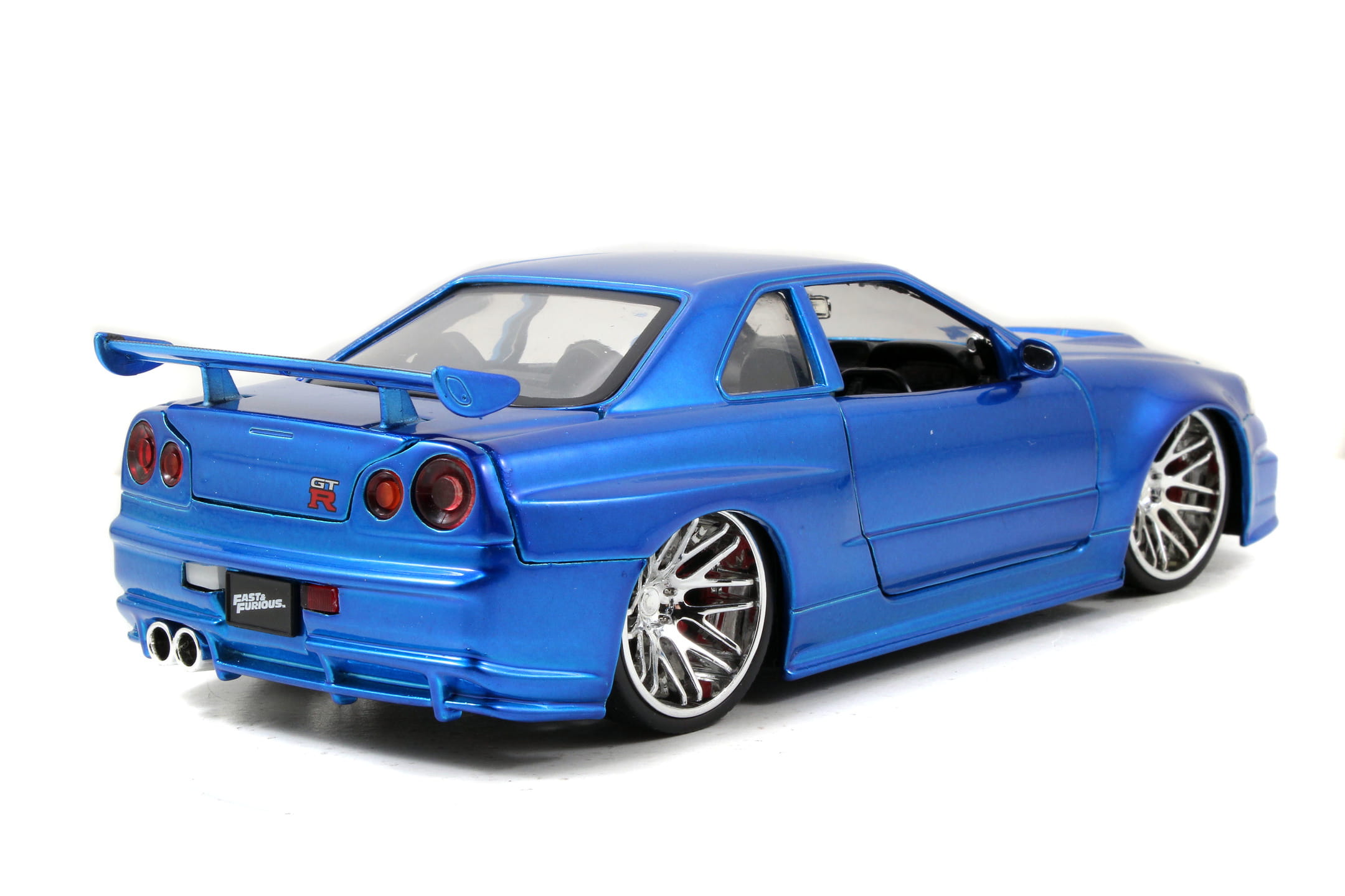 Jada Toys Fast _ Furious 2002 Nissan Skyline GT-R R34 Modellauto blau 1_24_