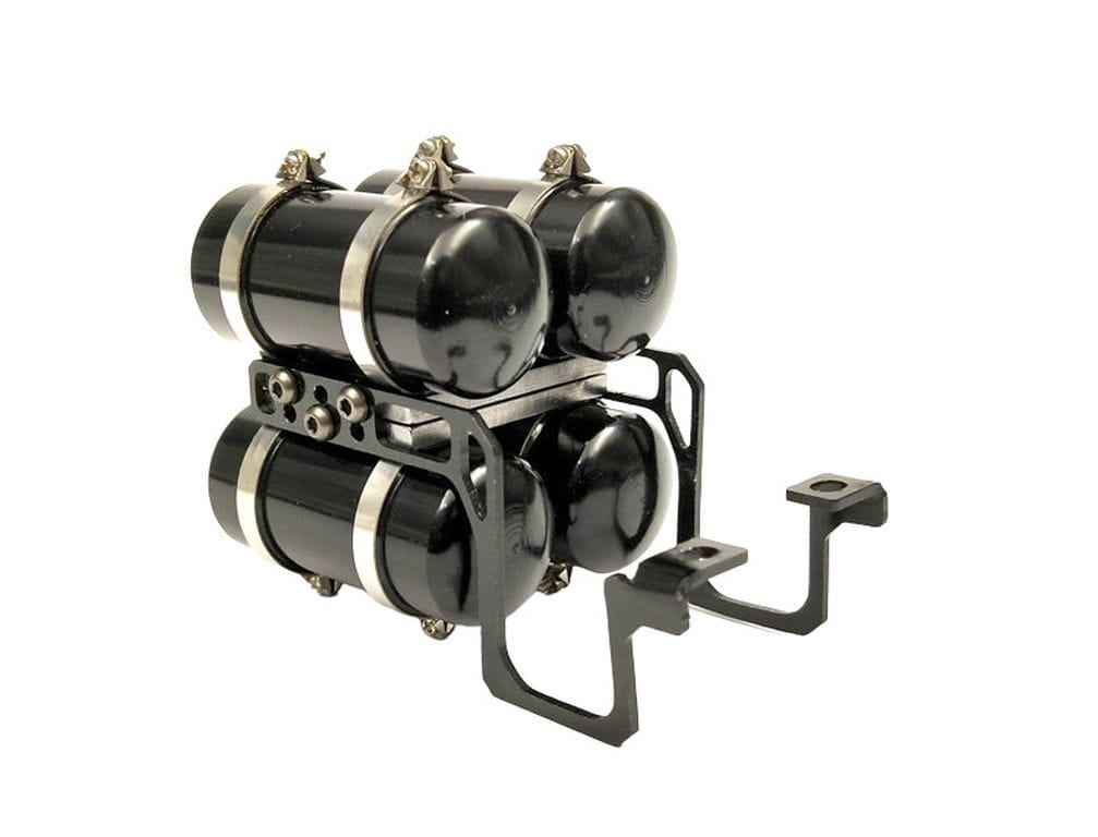 Thicon 1_14 Druckluftkessel 4fach_ Metall_ schwarz - RC-Zubehoer