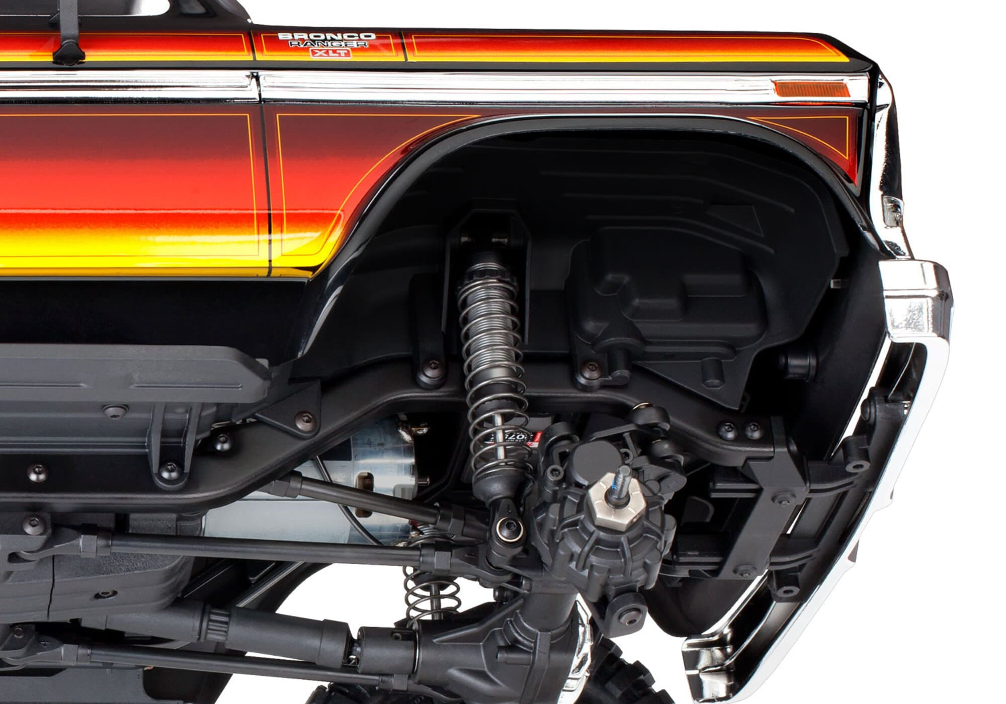 TRAXXAS TRX-4 1979 Ford Bronco Crawler RTR in sunset - Detailgetreue Karosserie und Offroad-Per