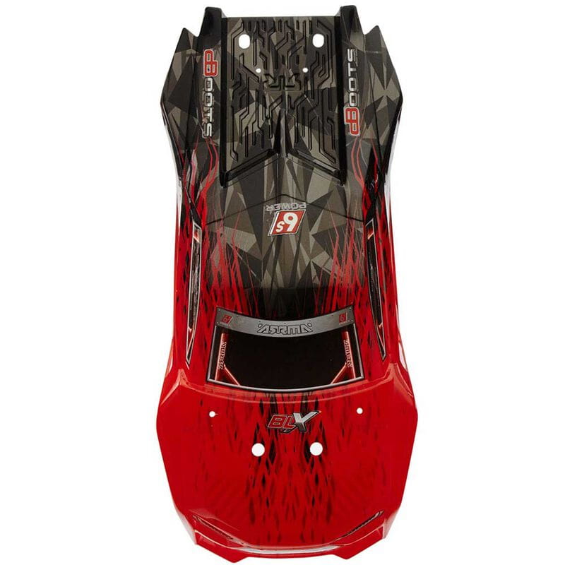 Arrma AR406135 Body Red_Black Pntd W_Decal Talion 6S BLX - RC-Zubehoer