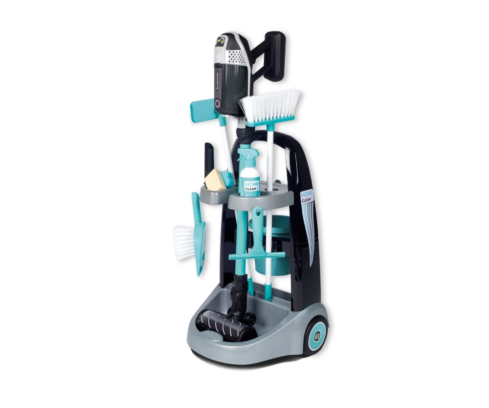 Smoby Rowenta Reinigungstrolley + Staubsauger