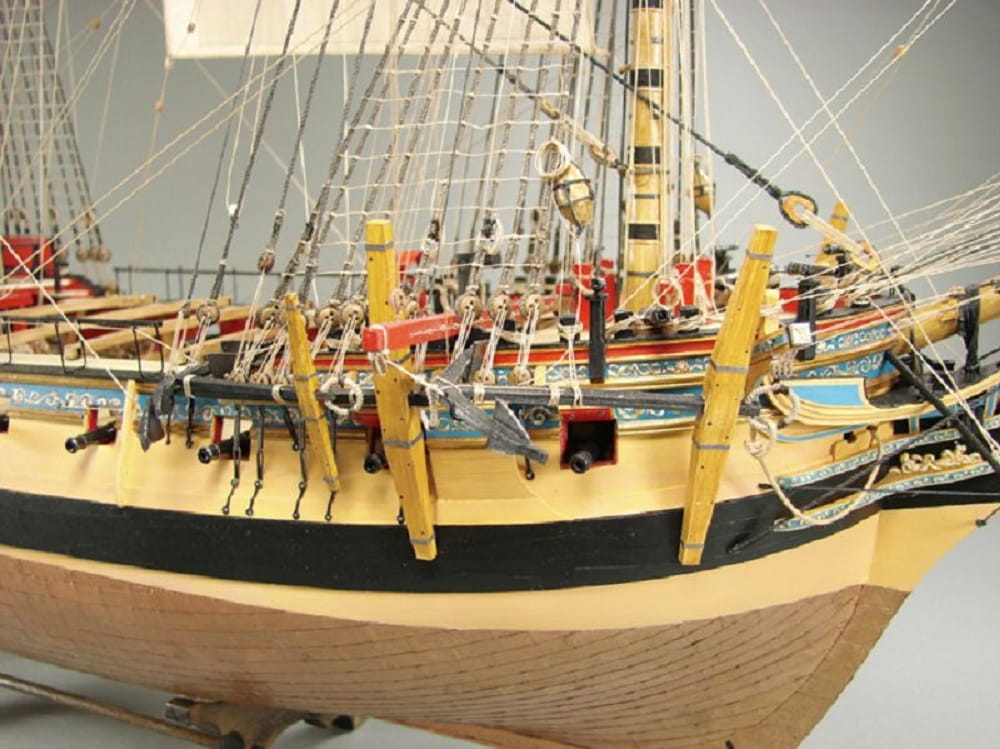 ms mercury 1779 kartonmodell bausatz 1 72 MS Mercury 1779 Kartonbausatz im Massstab 1_72
