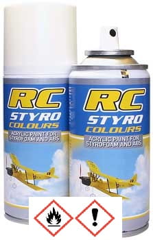 Robitronic Styro Farben Silber Pearl 150ml