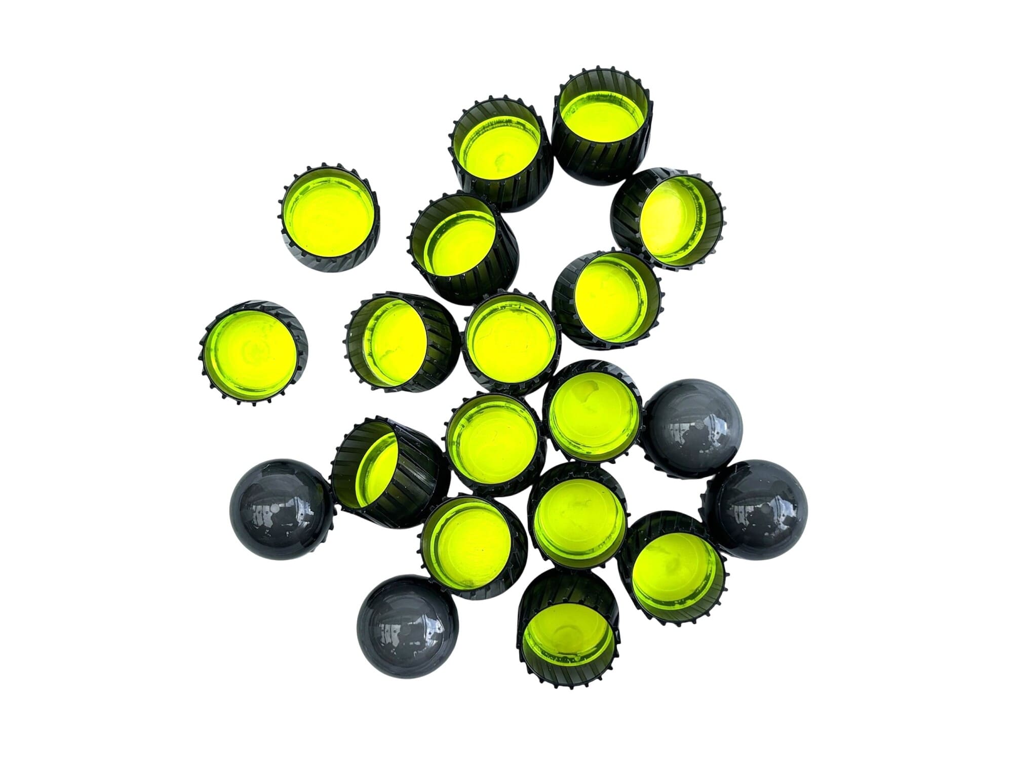 HS Projectiles Trainingsprojektile Paintball 200 Stueck Schwarz Gelb MagFed