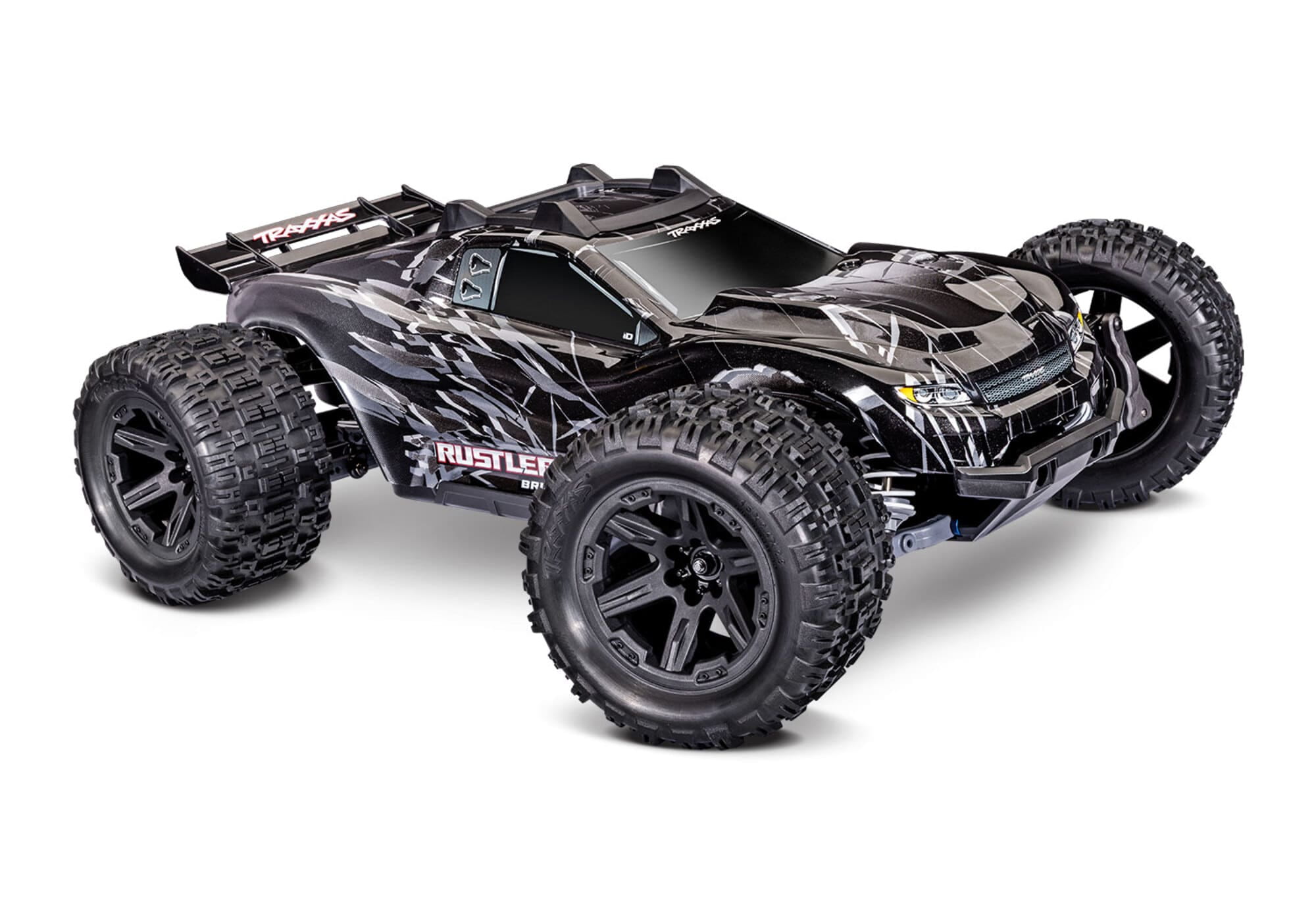 Traxxas Rustler 1_10 4X4 Brushless HD RTR Stadium Truck Schwarz