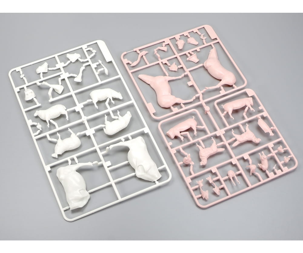 Tamiya 1_35 Diorama-Set Haustiere Set 2 _8_ - RC-Zubehoer