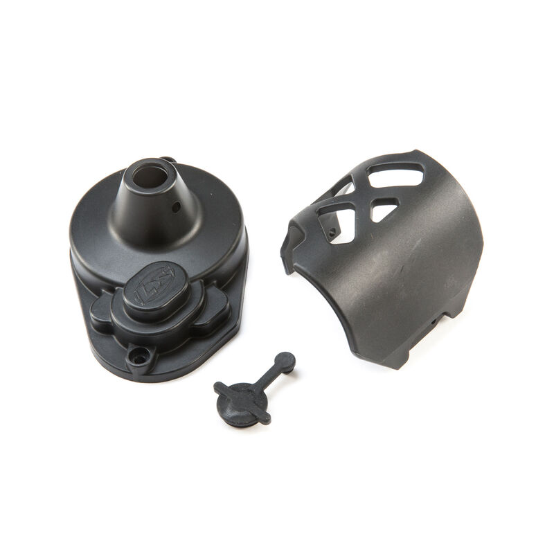 Losi Gear Cover - Motor Guard_ 22S - RC-Zubehoer
