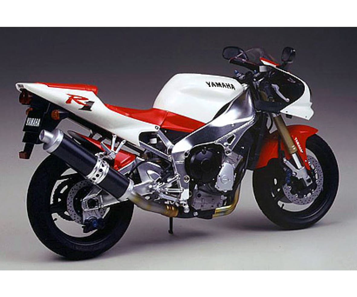Tamiya Yamaha YZF-R1 1000ccm 1997 Street Motorrad 1:12 Plastik Modellbau Bausatz Tamiya Yamaha YZF-R1 1000ccm 1997 Street Motorrad 1:12 Plastik Modellbau Bausatz