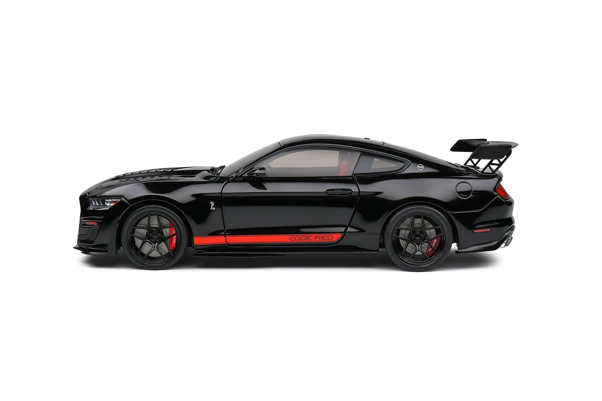 Solido Shelby GT500 Code Red Schwarz Standmodellauto im Massstab 1_18