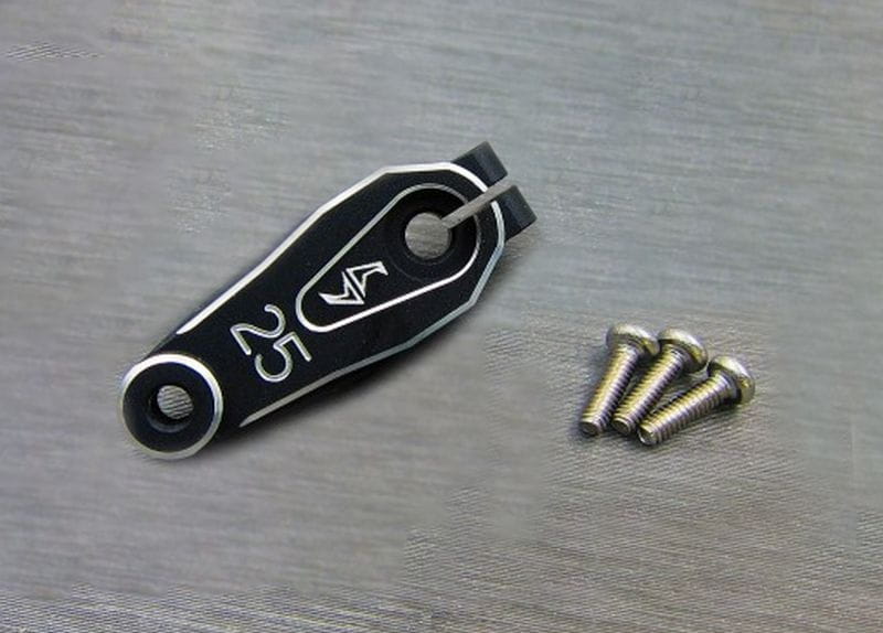 SAMIX Servo Horn Futuba 25T schwarz für Axial SCX10-3