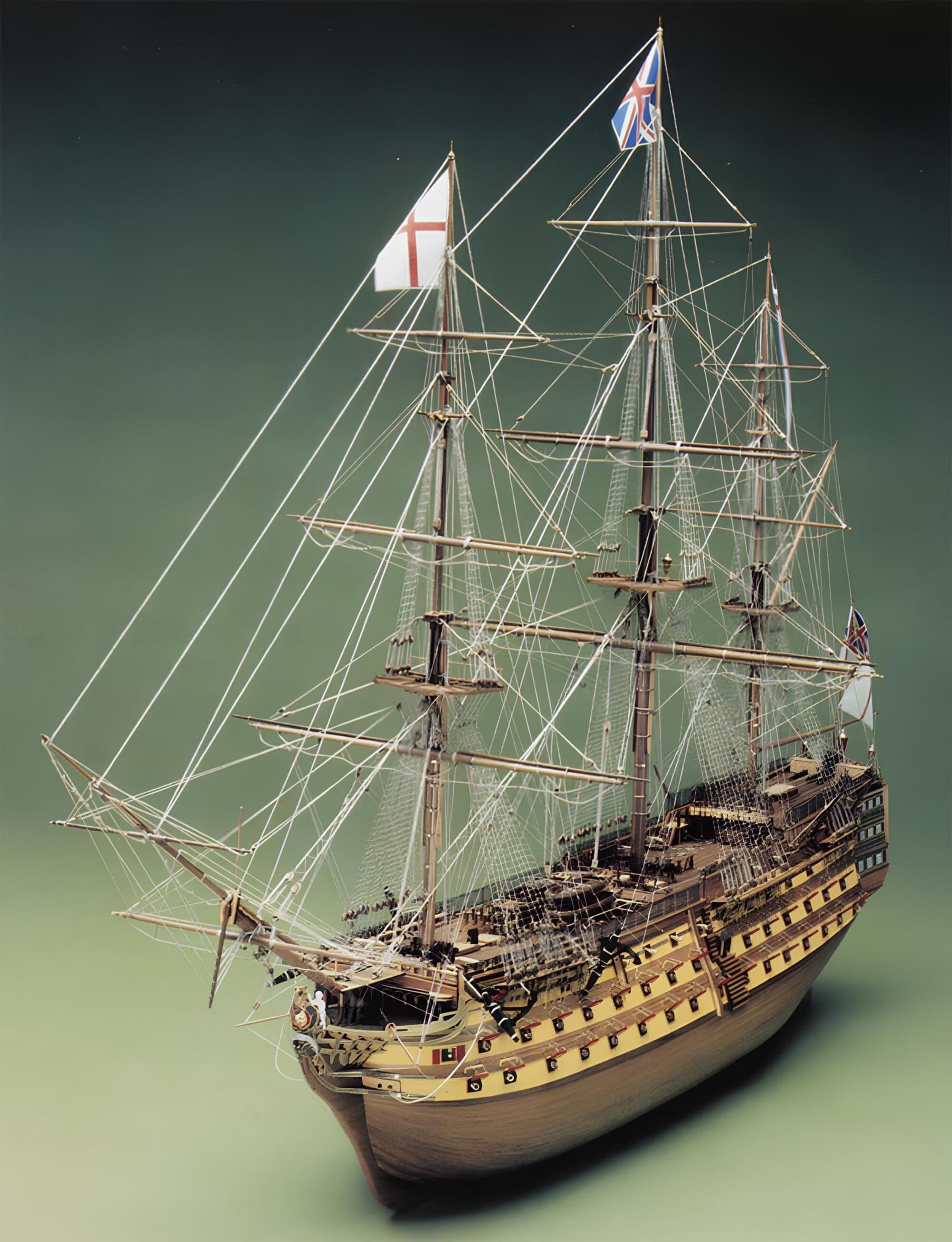 HMS Victory 1_78 Sergal Schiffsmodell Baukasten mit detailgetreuen Teilen