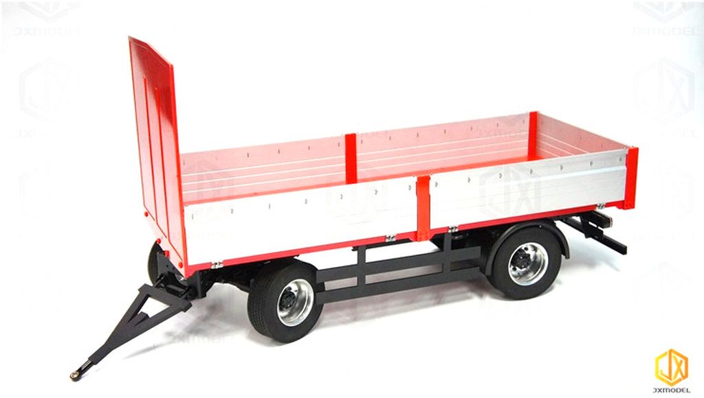 JXModel 1_14 Anhaenger 2-Achs mit Pritsche - RC-Zubehoer