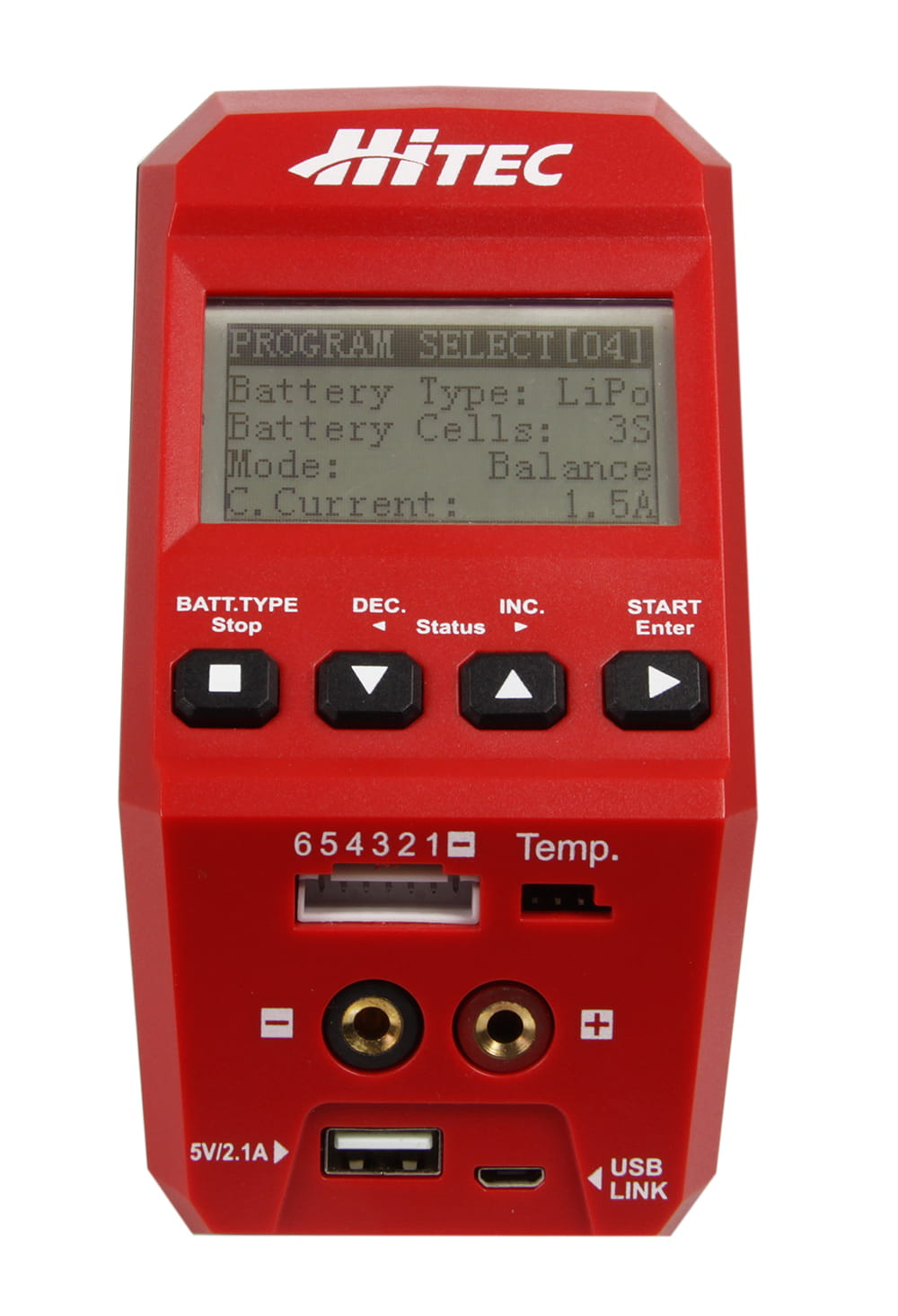 Hitec Multicharger X1 RED  AC/DC Ladegerät Hitec Multicharger X1 RED  AC/DC Ladegerät