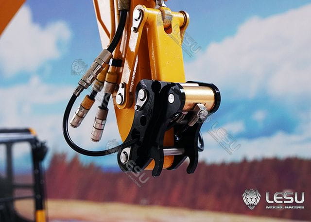 Lesu Schnellwechsler hydraulisch fuer 36t-Bagger - RC-Zubehoer