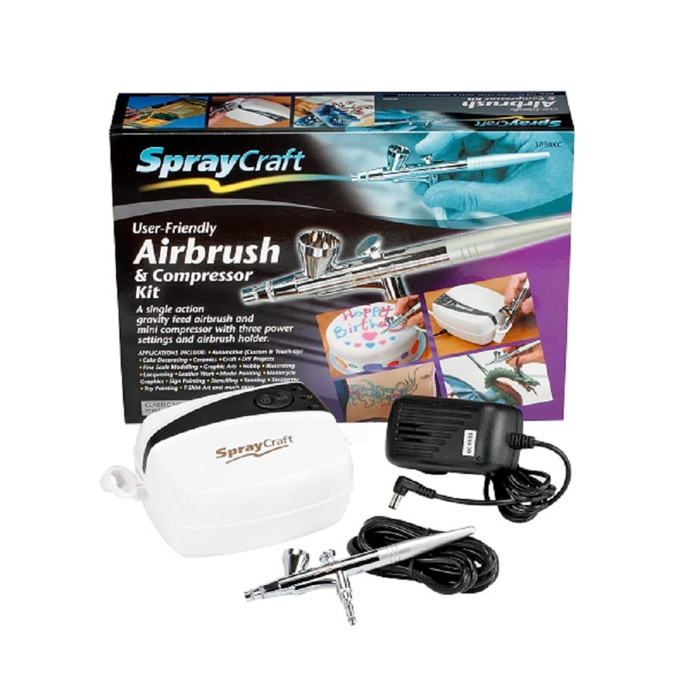 Krick Airbrush Pistole SP30 _ Kompressor Set - RC-Zubehoer