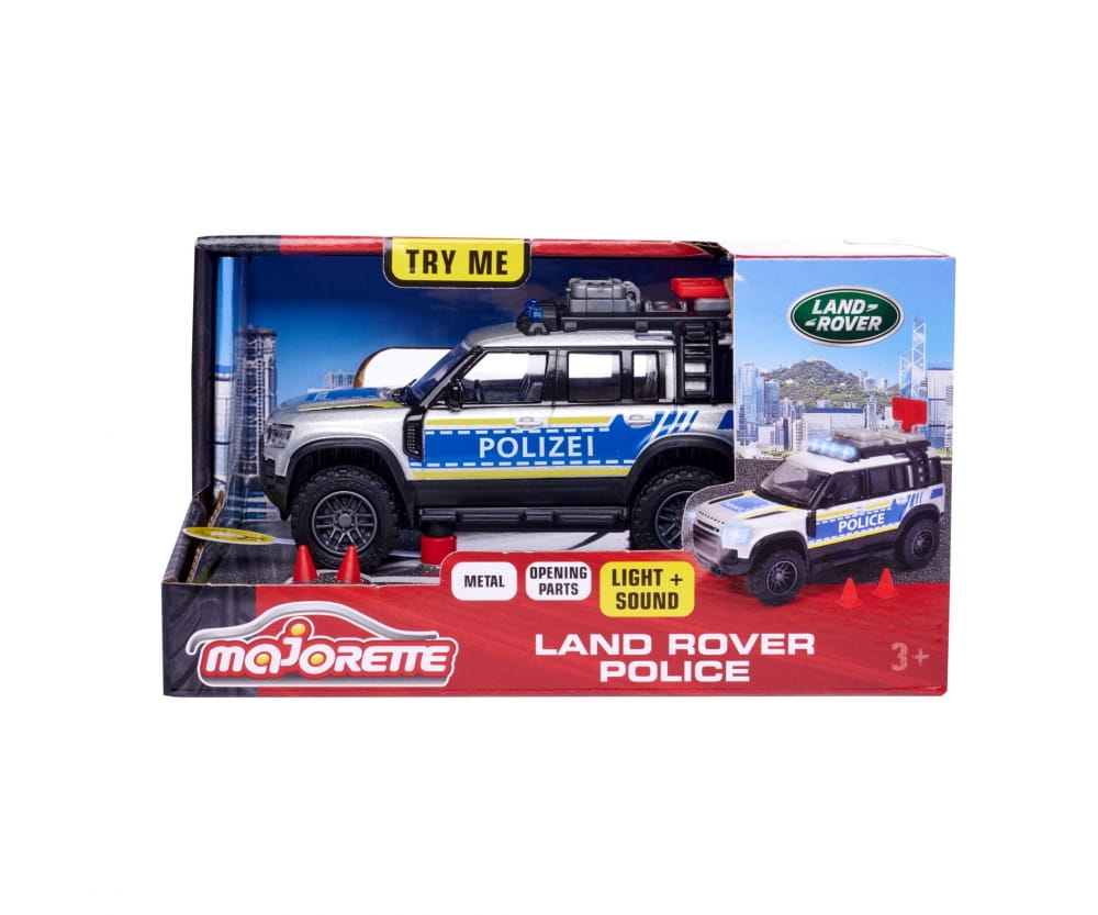 Majorette Land Rover Police