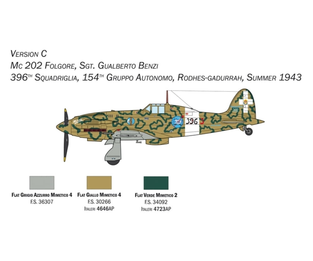 Italeri 1:72 Mc 202 Folgore
