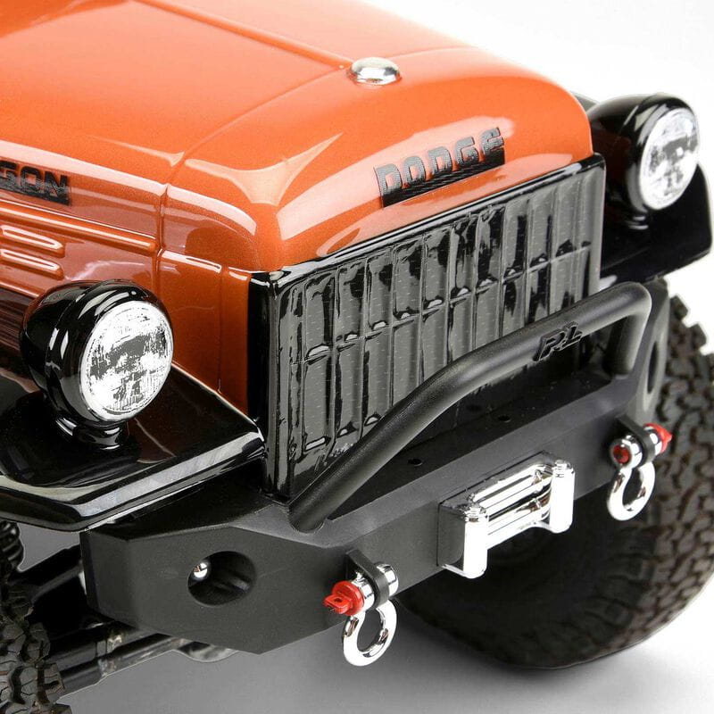 Proline 1946 Dodge Power Wagon Clear Body: 12.3 WB Crawler