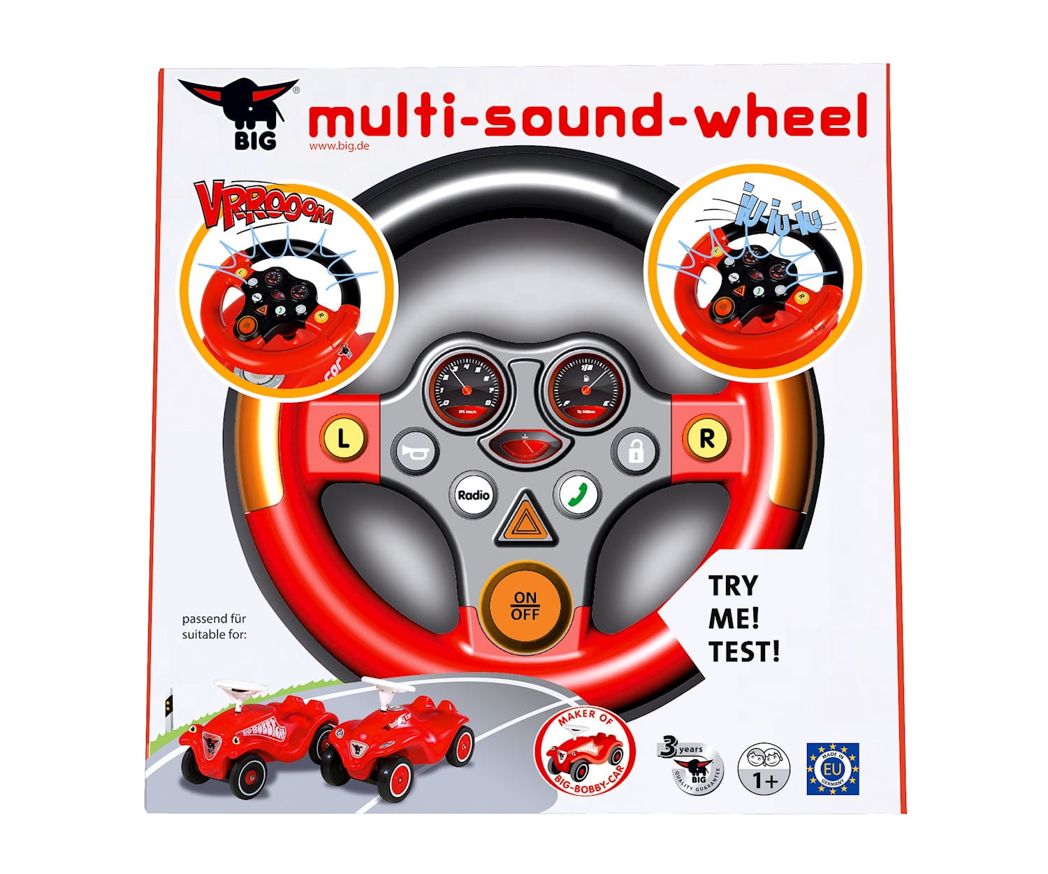 Big Bobby Car Multi- Sound - Wheel Lenkrad