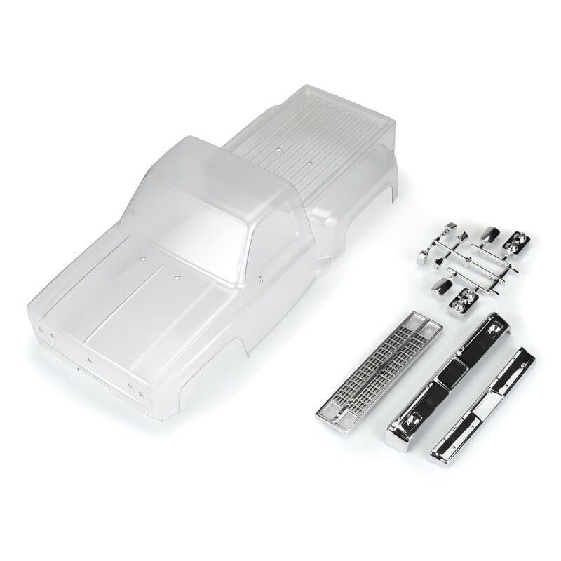 Proline 1982 Chevy K-10 Klar Karosserie Set with Scale Molded Accesories - RC-Zubehoer