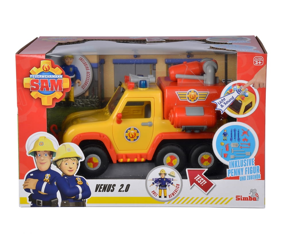 Simba Toys Sam Feuerwehrauto Venus 2.0 mit Figur