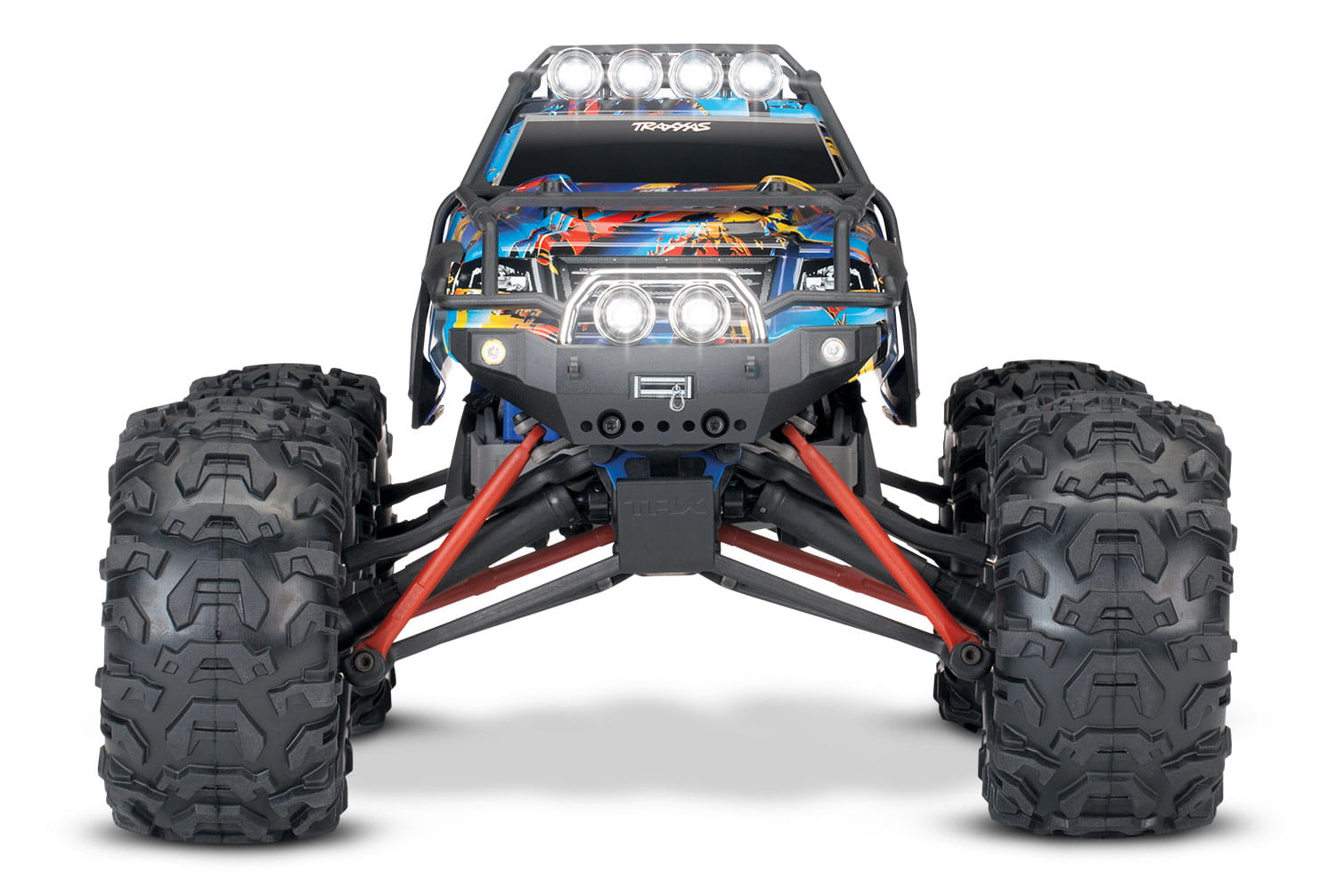 Traxxas RC Monstertruck Summit Crawler 1:16 RTR Spar Set mit Licht, 2x Akkus, 2x Lader