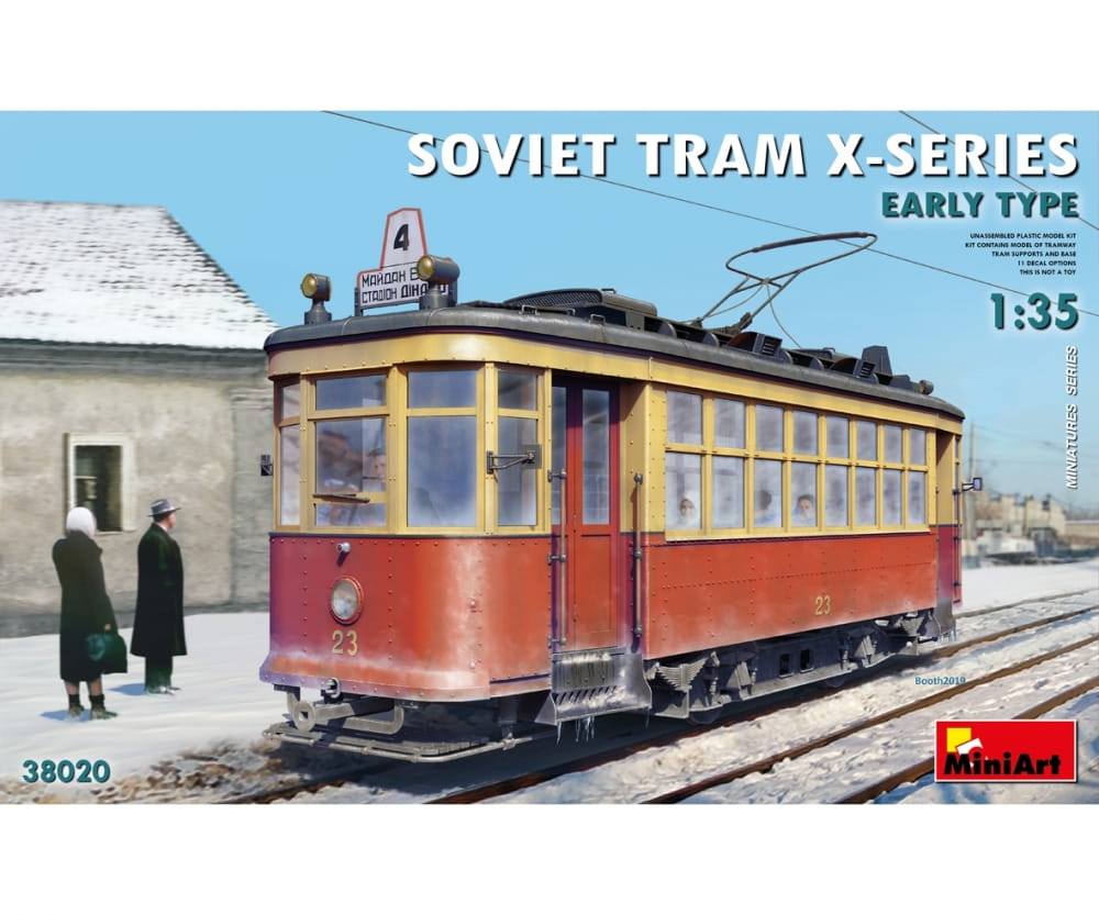MiniArt 1_35 Sov_ Tram X-Series Fruehe Prod. Plastik Modellbau - RC-Zubehoer